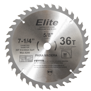 Disco ELITE Corte de Madera 7/14