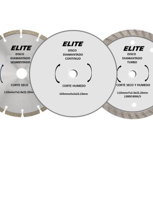 Disco Diamante:  Segmentado / Continuo / Turbo - ELITE